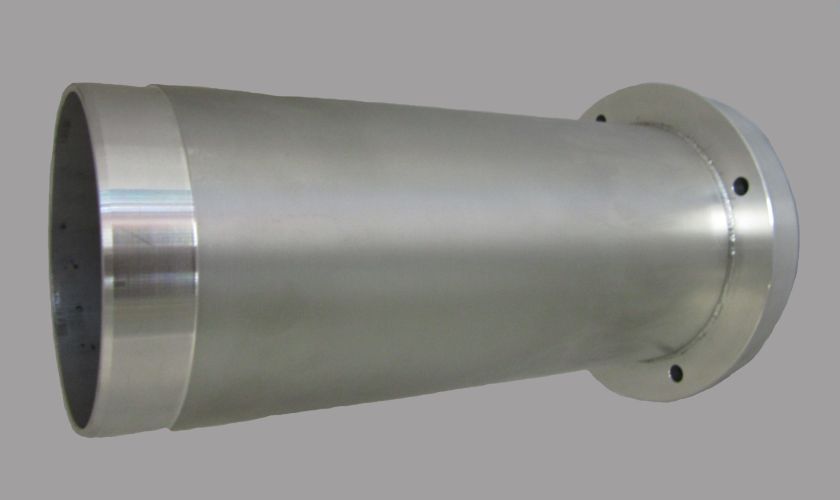 TM Lasertechnik_aluminium welding_flange and tube